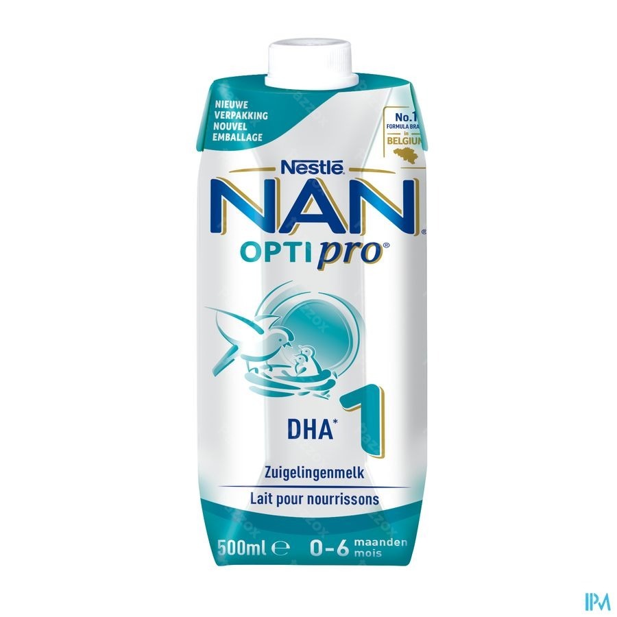 Nan Optipro 1 Zuigelingenmelk Baby 0-6 Maanden 500ml