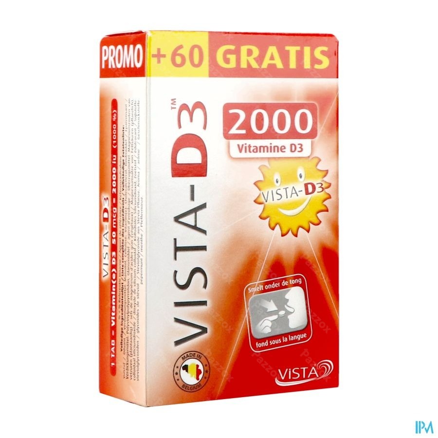 Vista D3 2000 Promo Comp Fondant 120 + 60 Gratuit