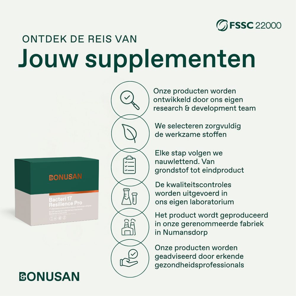 Bonusan Bacteri 17 Resilience Pro - 28 Zakjes