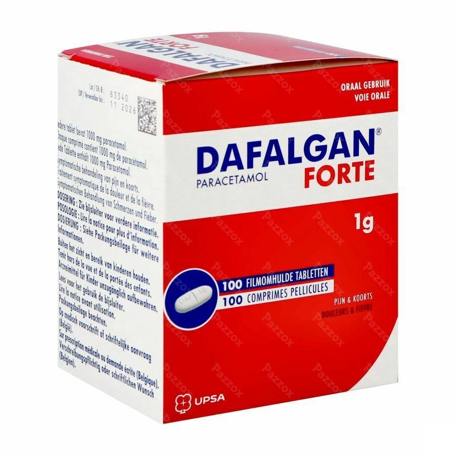 Dafalgan Forte 1g Filmomh Tabl 100