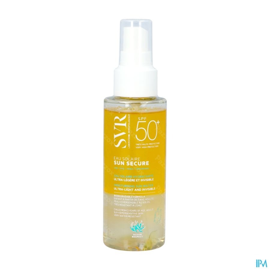 SVR Sun Secure Zonnewater SPF50+ 100ml