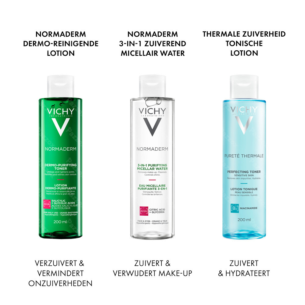 Vichy Normaderm Zuiverende Reinigingslotion tegen een Onzuivere Huid 200ml