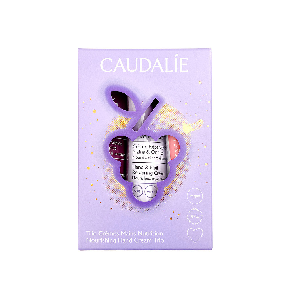 Caudalie Coffret Noël Trio Crèmes Mains