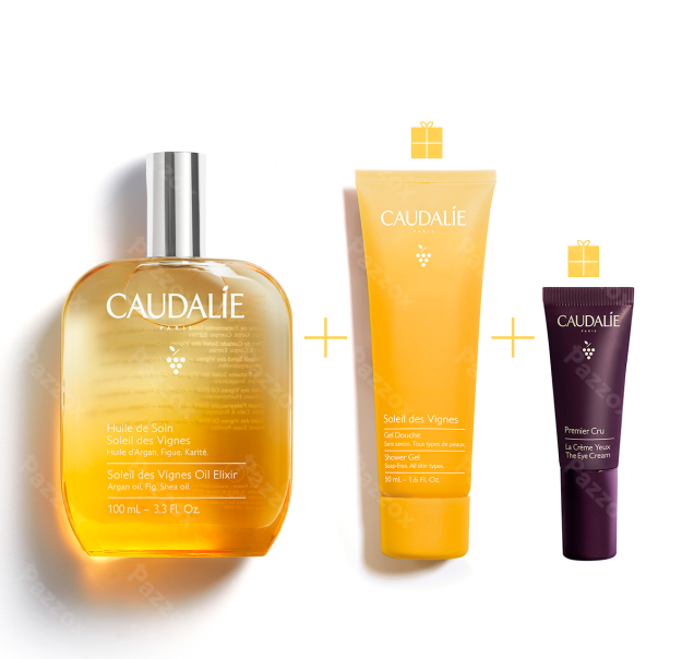 Caudalie Set Soleil des Vignes Oil Elixir - Xmas 2023
