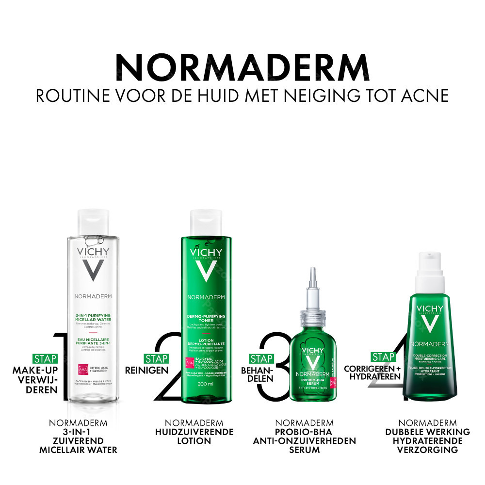 Vichy Normaderm 3-in-1 Micellaire Reinigingslotion 200ml