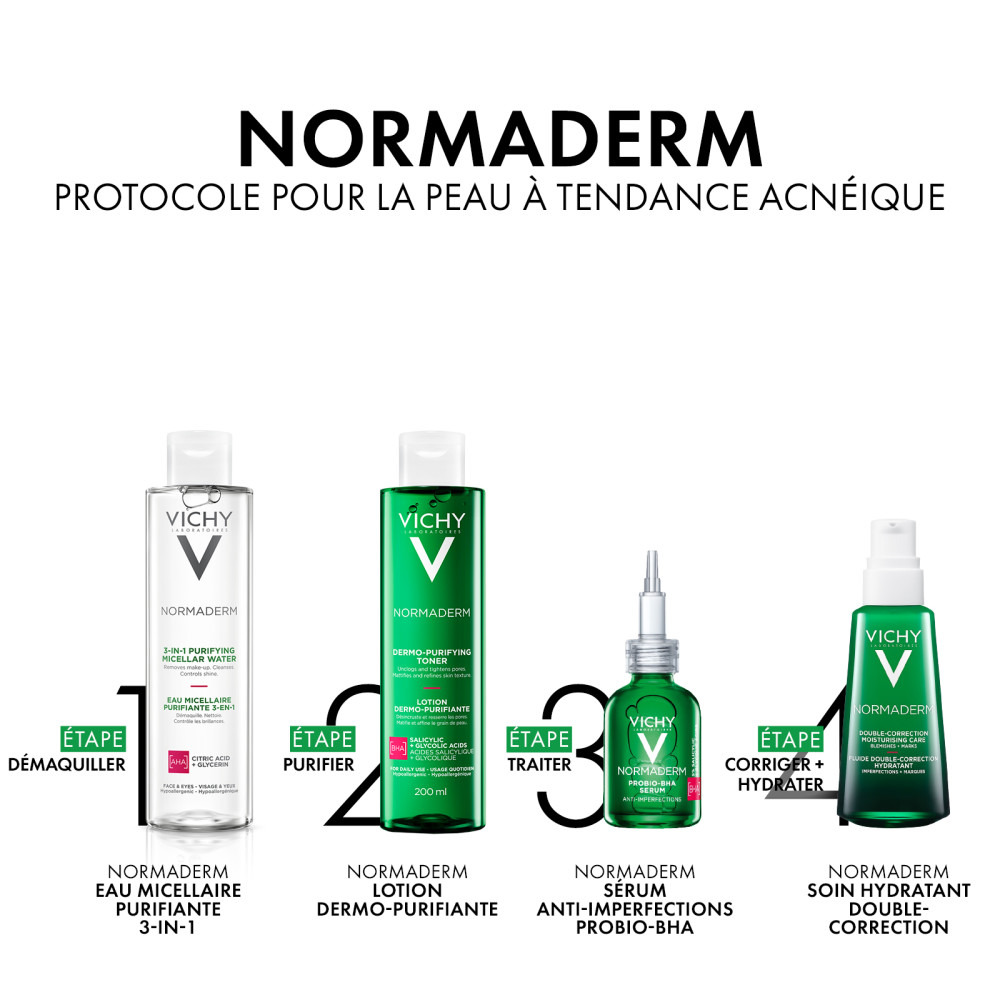 Vichy Normaderm Solution Micellaire 3-en-1 200ml