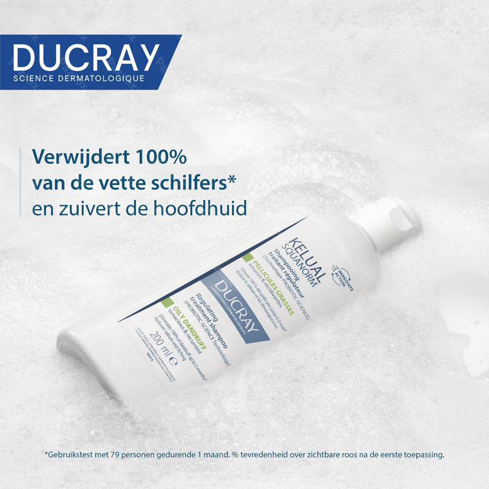 Ducray Kelual Squanorm Shampoo Vette Schilfers 200ml