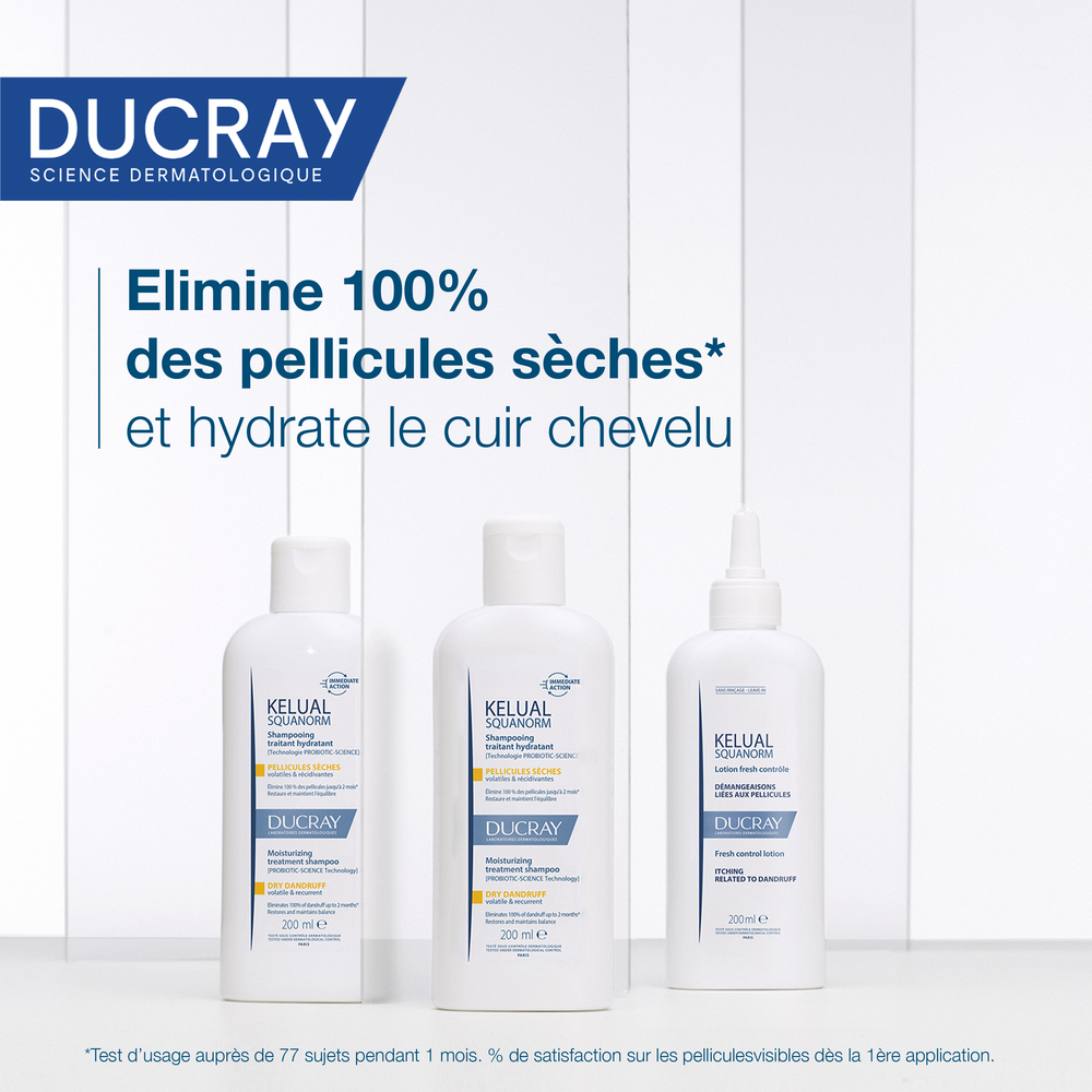 Ducray Kelual Squanorm Shampooing Pellicules Sèches 400ml