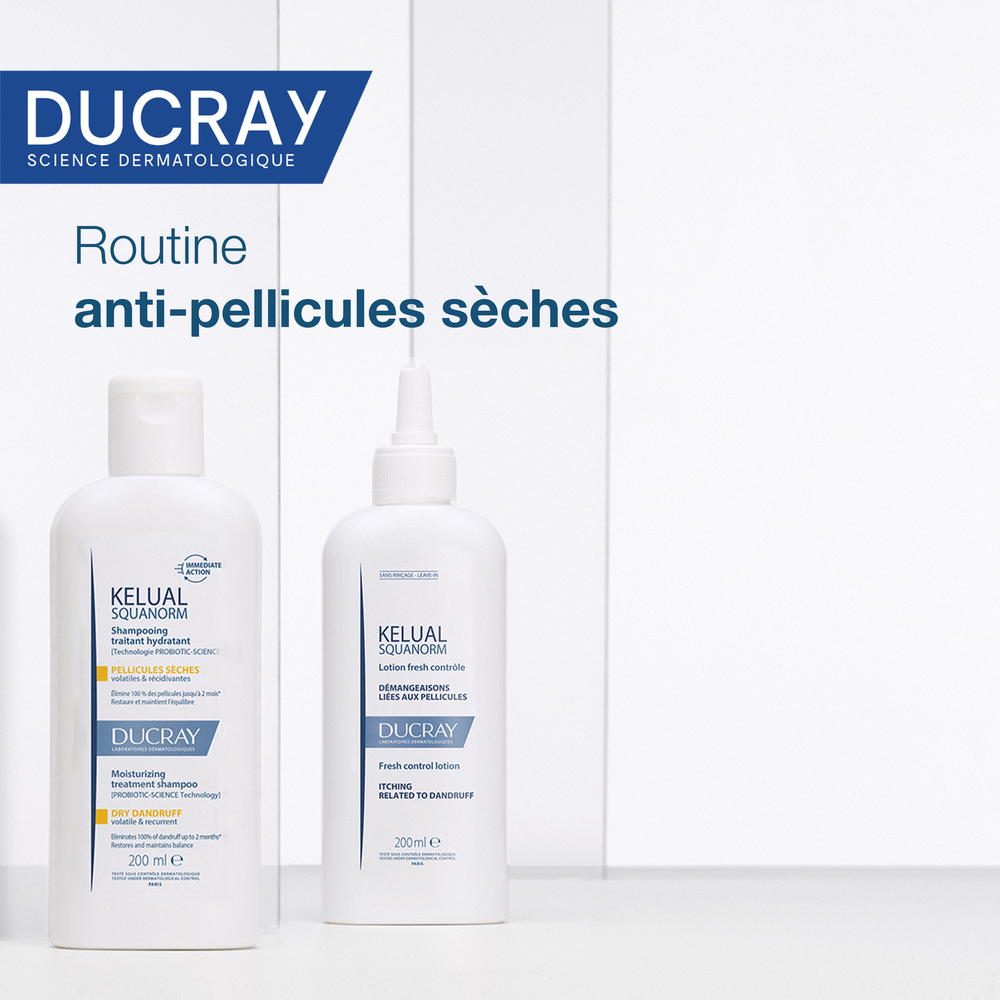 Ducray Kelual Squanorm Shampooing Pellicules Sèches 400ml