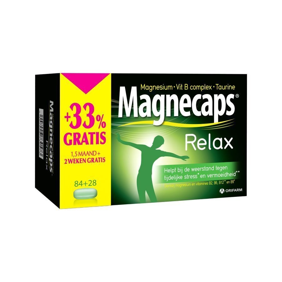 Magnecaps Relax 84 Tabletten + 28 Tabletten Gratis