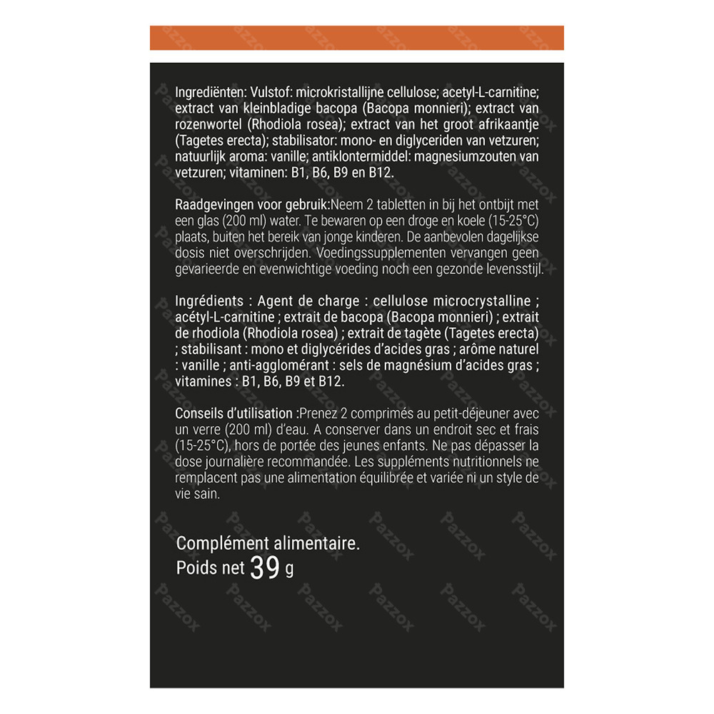 ExamixX Concentratie & Prestatie 30 Tabletten