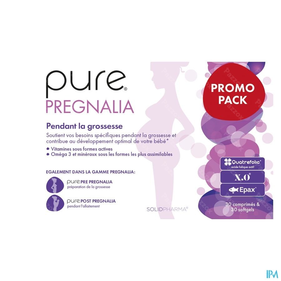 Pure Pregnalia 3x30 Comprimés + 30 Softcaps