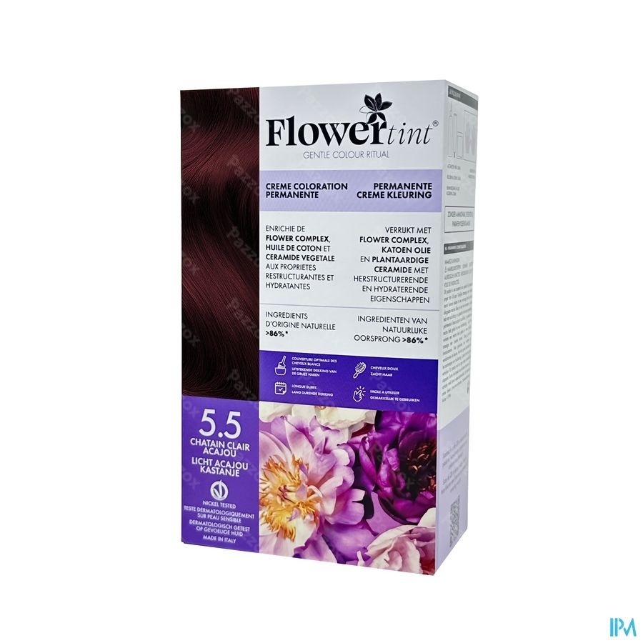 Flowertint Chatain Clair Acajou 5.5 140ml