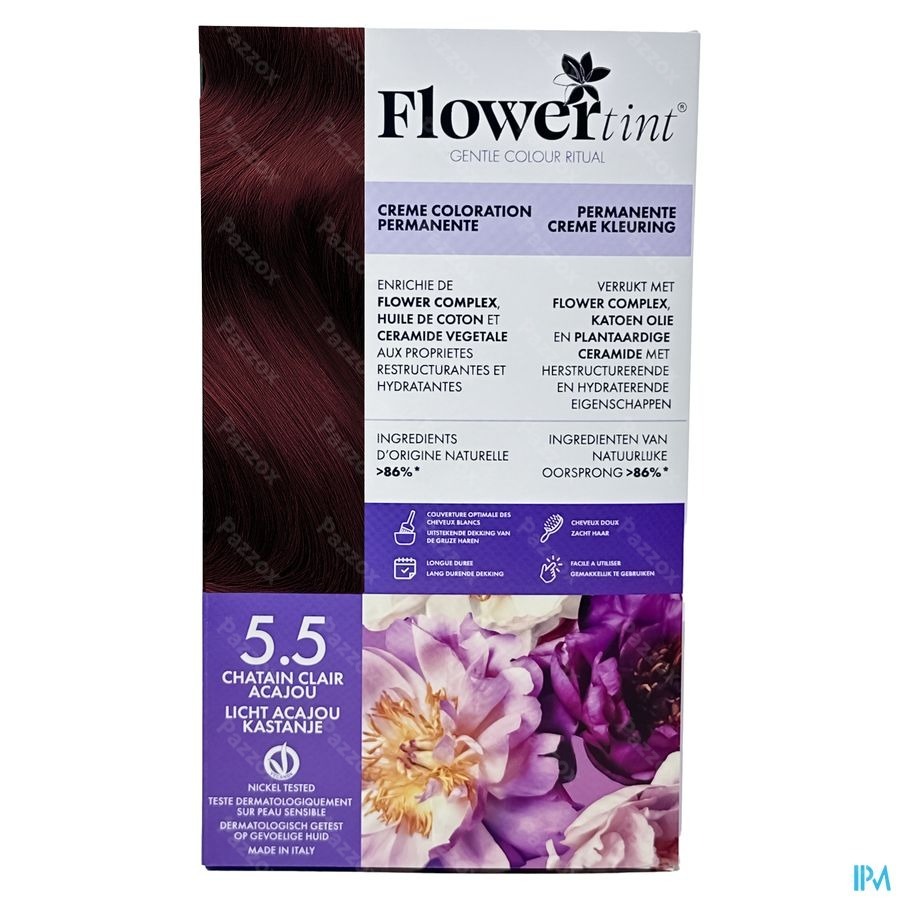 Flowertint Chatain Clair Acajou 5.5 140ml