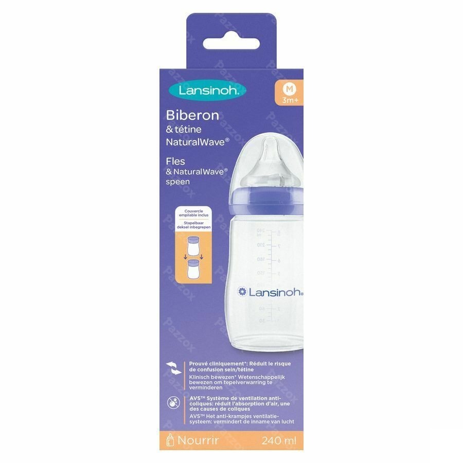 Lansinoh Biberon Natural Wave 240ml