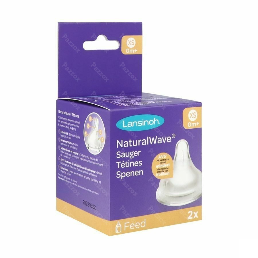 Lansinoh Tetine Natural Wave Taille Xs 2