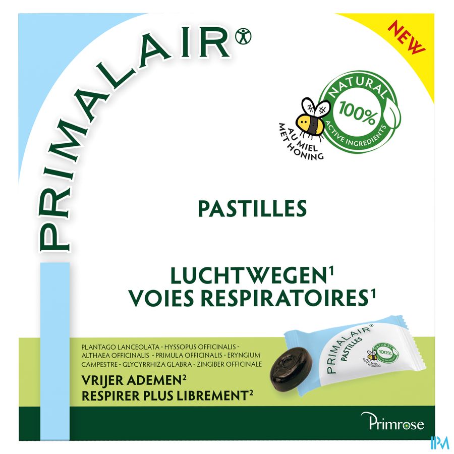 Primalair Luchtwegen 20 Pastilles