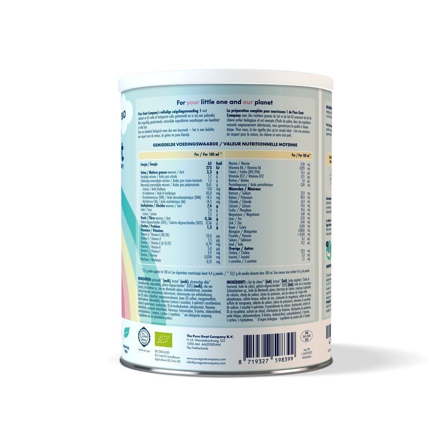 Pure Goat Volledige Zuigelingenvoeding Pdr 400g