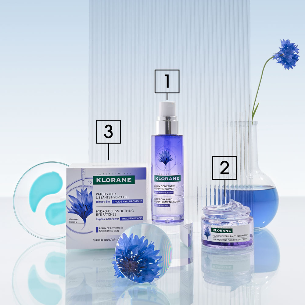 Klorane Visage Bleuet Bio Patch Liss.hydro-gel 7x2