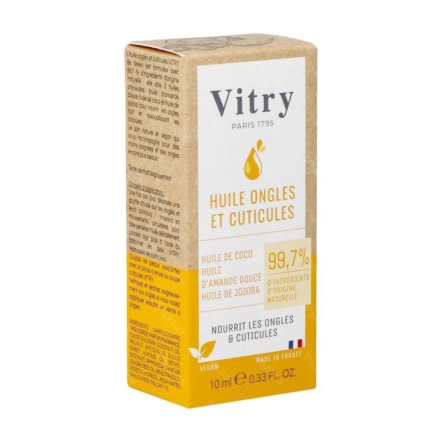 Vitry Huile Ongles & Cuticules Naturelle 10ml