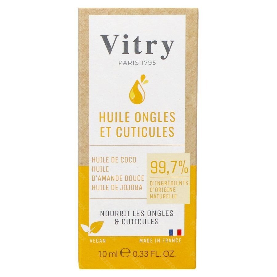 Vitry Huile Ongles & Cuticules Naturelle 10ml