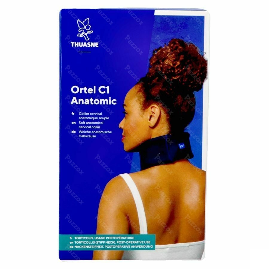 Collier Cervical Ortel C1 Anat H 9cm Bleu T3