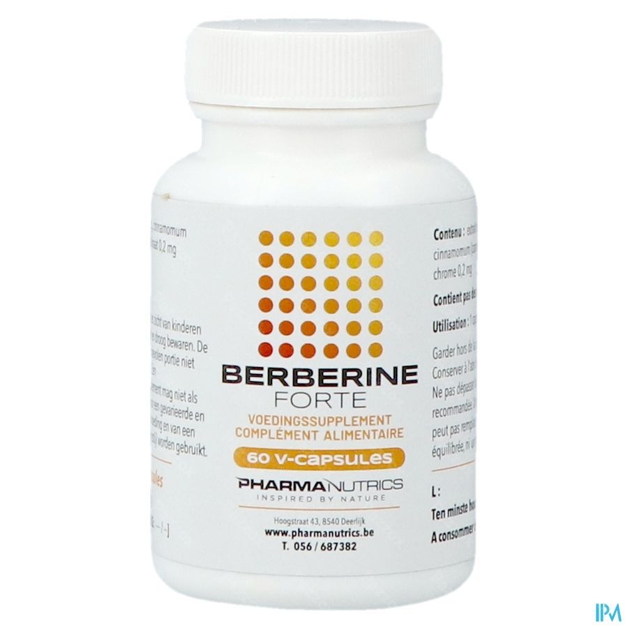 Berberine Forte V-caps 60 Pharmanutrics
