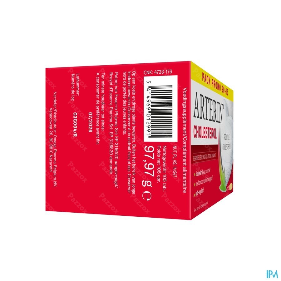 Arterin Cholesterol Comp 90+15 Promo