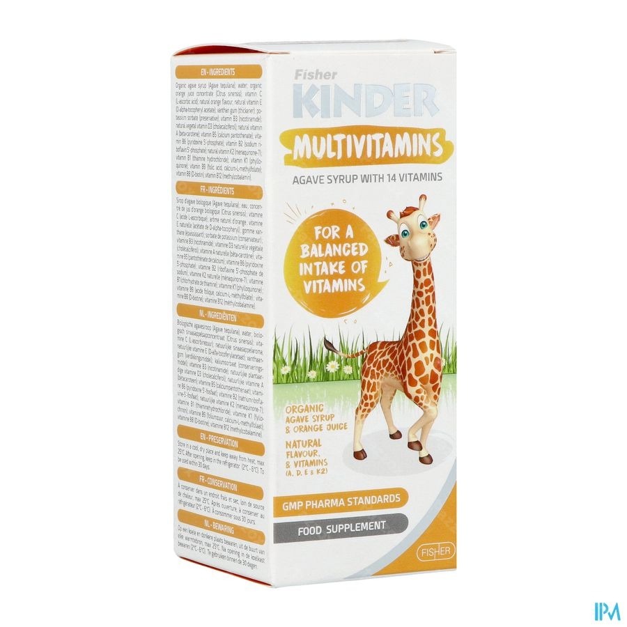 Fisher Kinder Multivitaminen Siroop 125ml