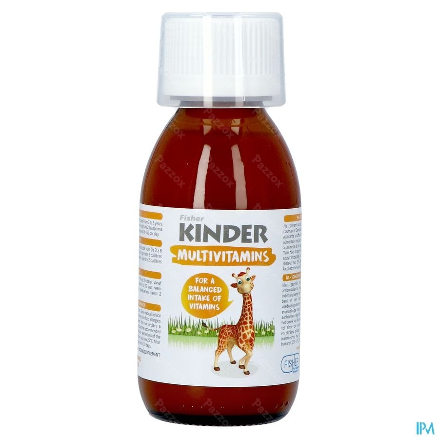 Fisher Kinder Multivitaminen Siroop 125ml