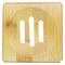 Bamboo soap dish square