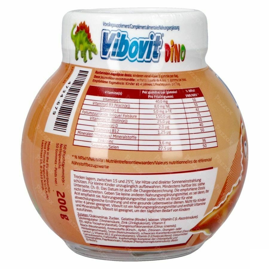 Vibovit Dino 4+ Junior 50 Gummies