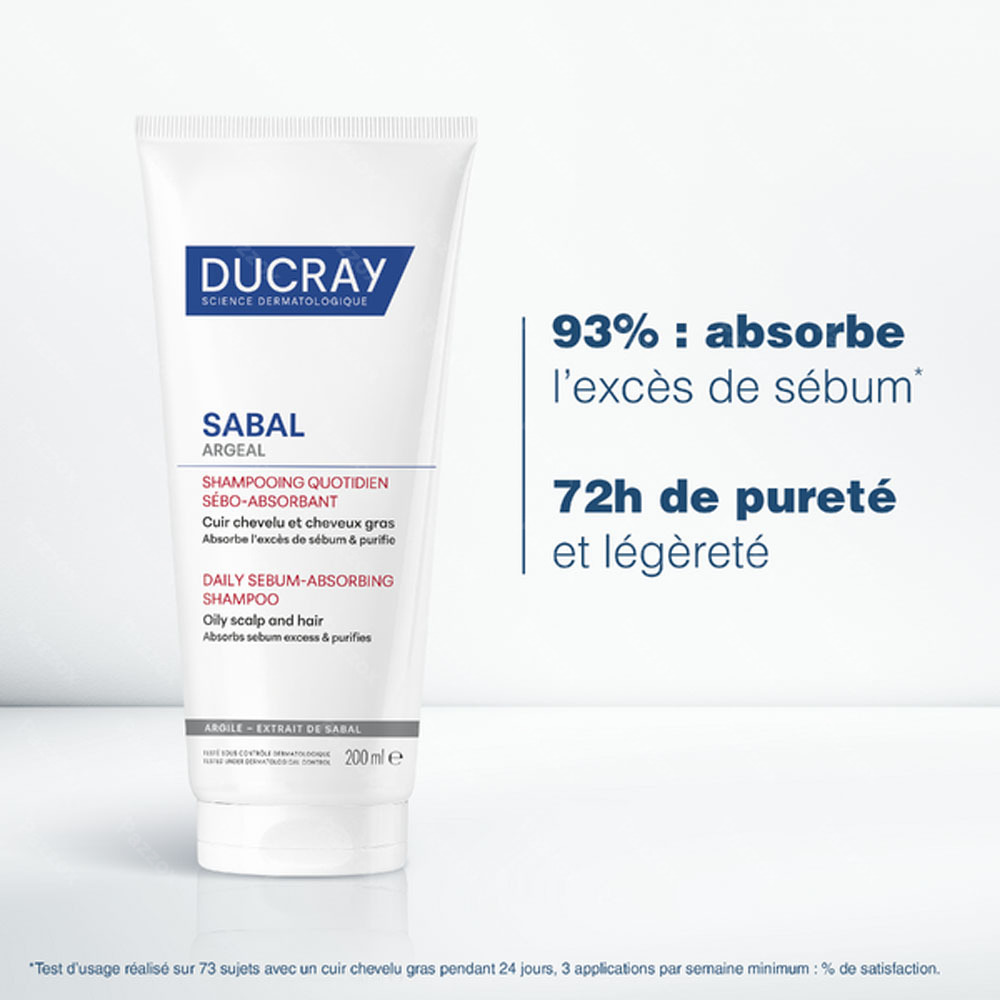 Ducray Sabal Argeal Sh Quotid Sebo-absorbant 200ml