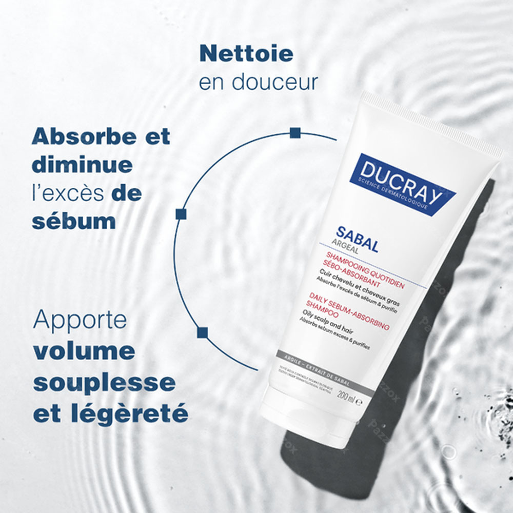 Ducray Sabal Argeal Sh Quotid Sebo-absorbant 200ml