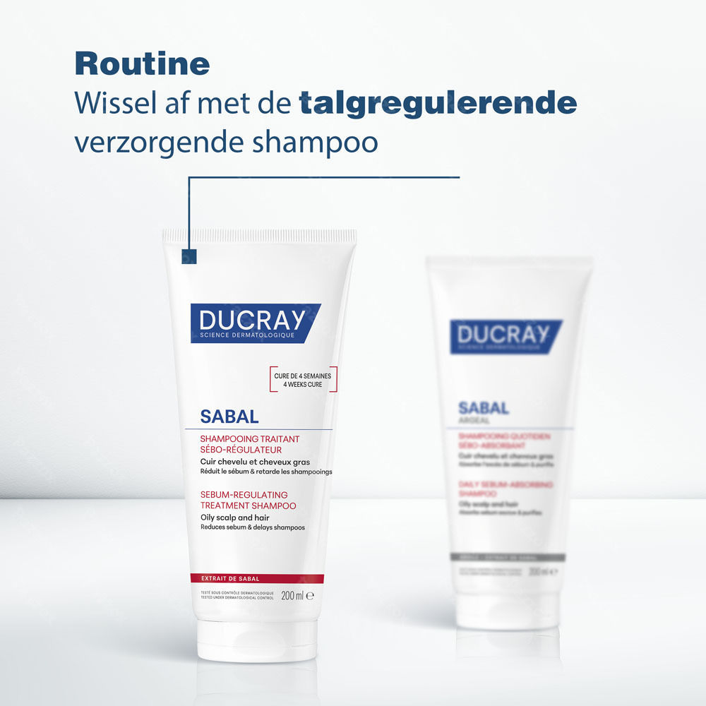 Ducray Sabal Argeal Dag. Sh Talgabsorberende 200ml