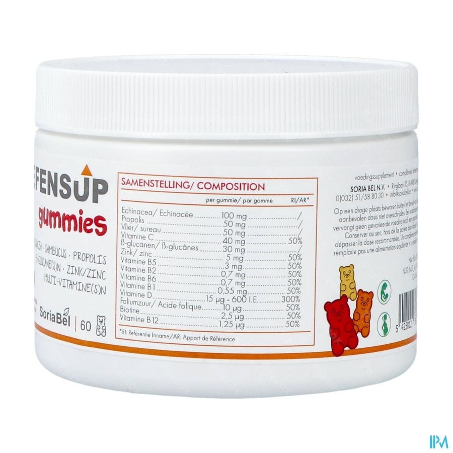 Soria Defensup 60 Gummies