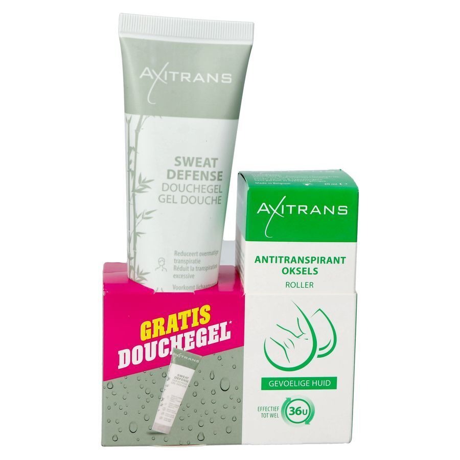 Axitrans Roller Gevoelige Huid 20 ml + Douchegel 100 ml Gratis