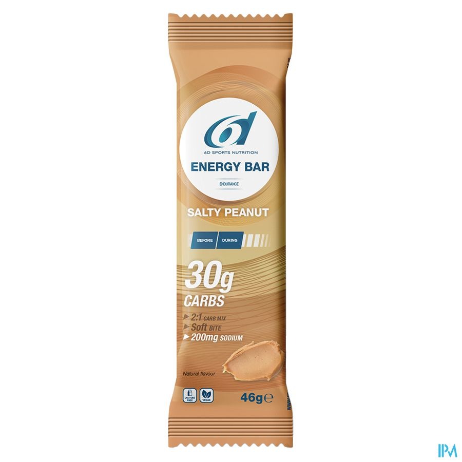 6d Energy Bar Salty Peanut 6x46g