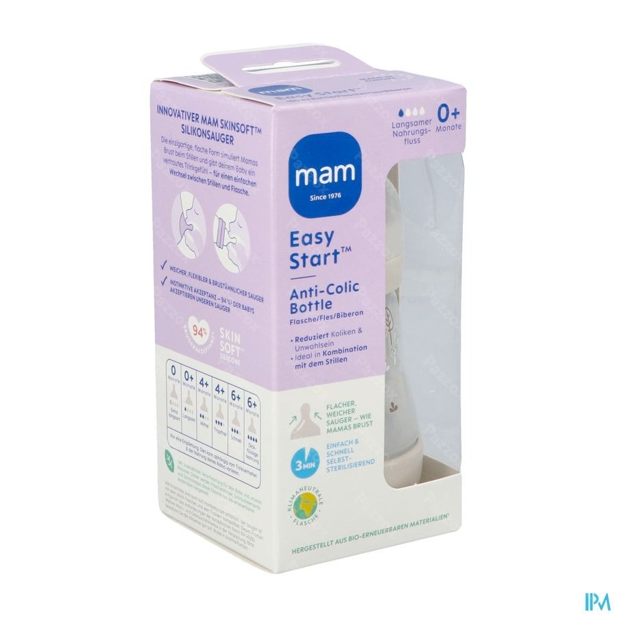 Mam Zuigfles Easy Start Anti-Colic Uni 160ml