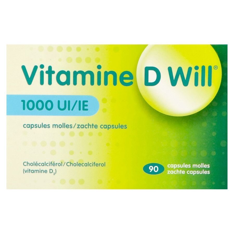 Vitamine D Will 1000ui Caps Molle 90