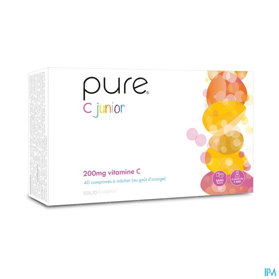 Pure C Junior Saveur Orange Comp A Croquer 40