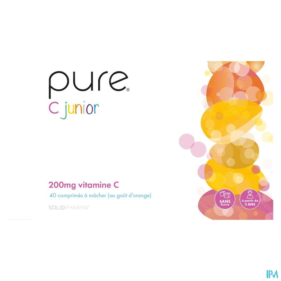 Pure C Junior Saveur Orange Comp A Croquer 40