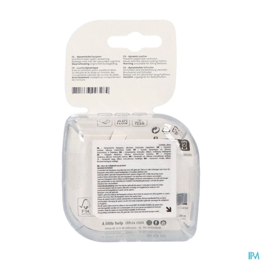 Difrax Sucette Dynamic Botanic 3m+ 2