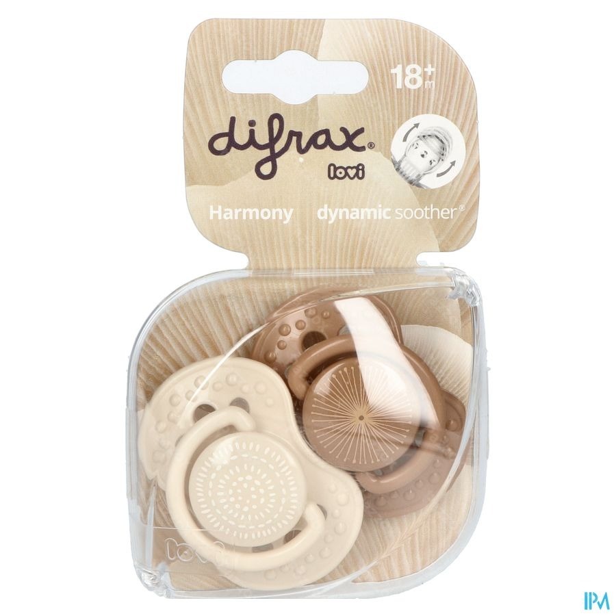 Difrax Sucette Dynamic Harmony 18m+ 2