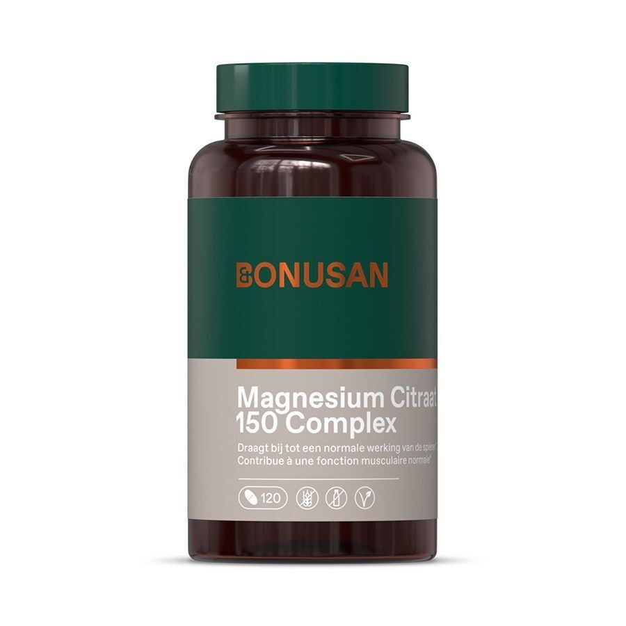 Bonusan Magnesium Citraat 150 mg Plus 120 Tabletten