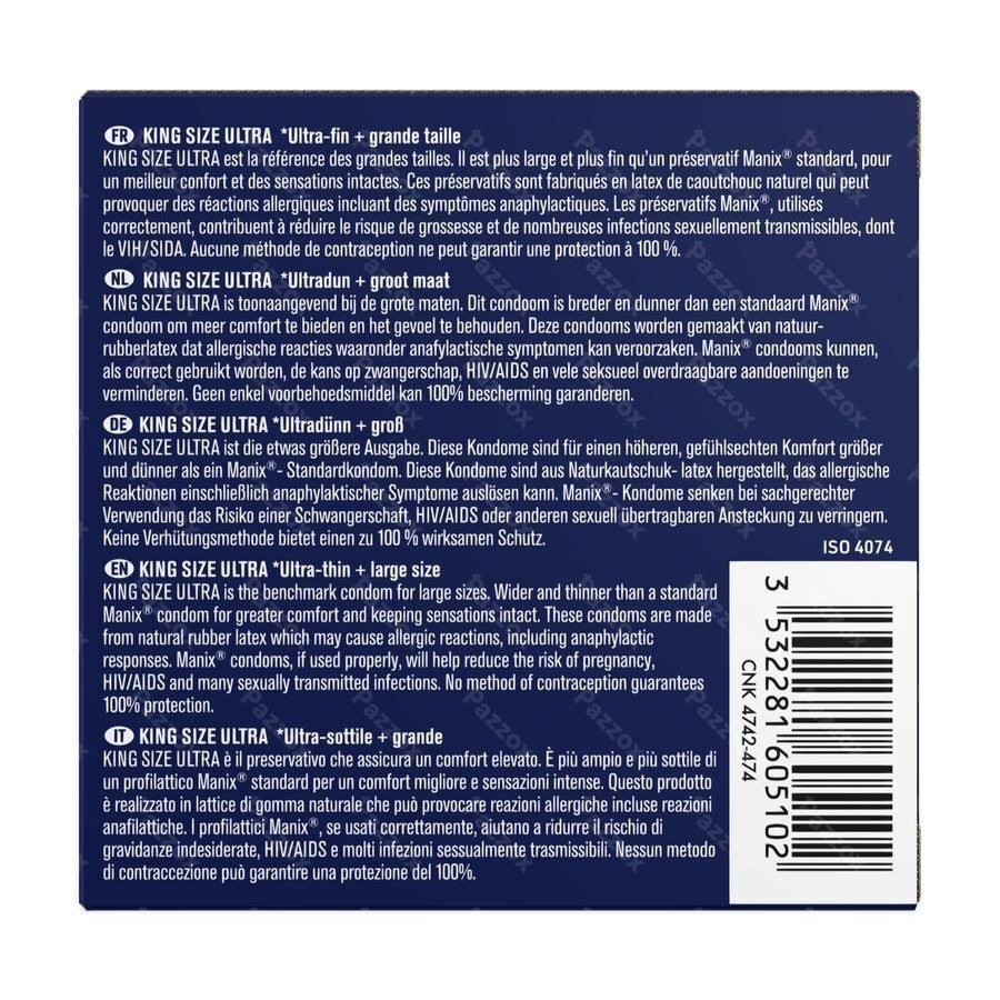Manix King Size Ultra Condoms 2