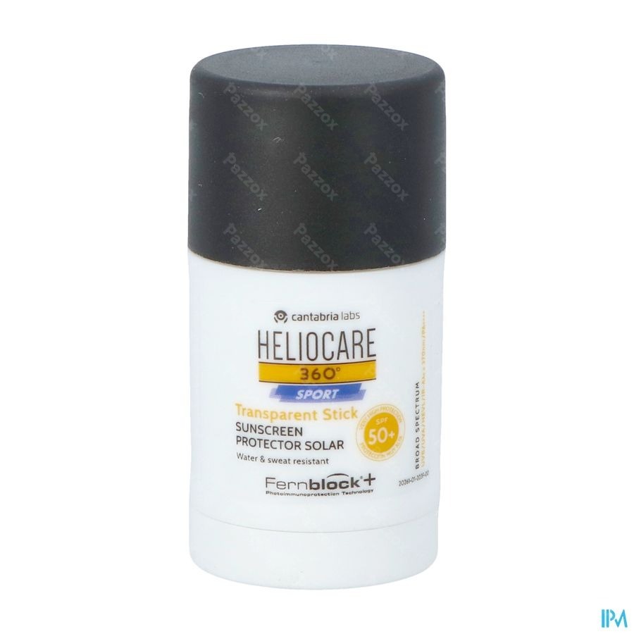 Heliocare 360° Sport Transparant Stick Spf50+ 25g