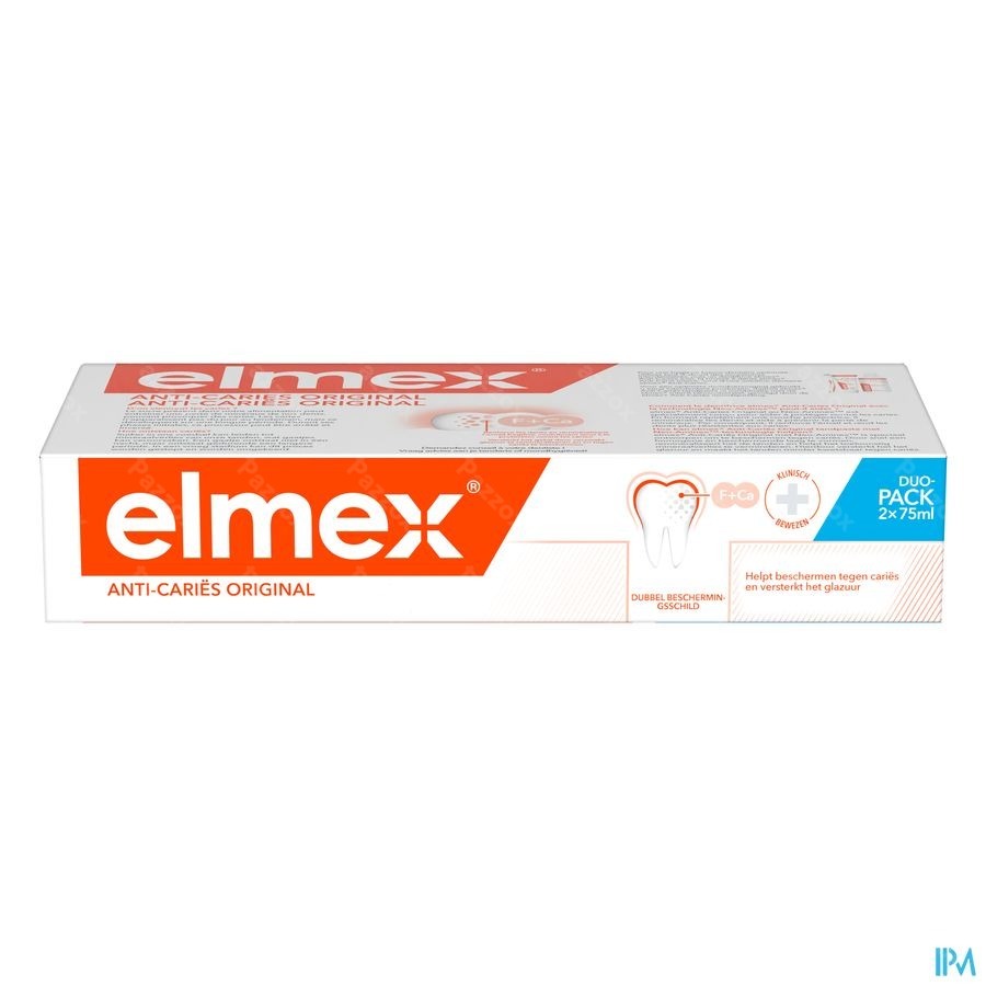 Elmex Anti-Cariës Tandpasta Duopack 2x75ml