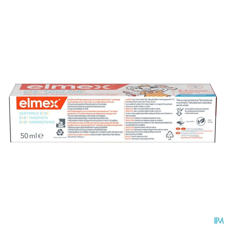 Elmex Baby Tandpasta 0-2 jaar 50ml