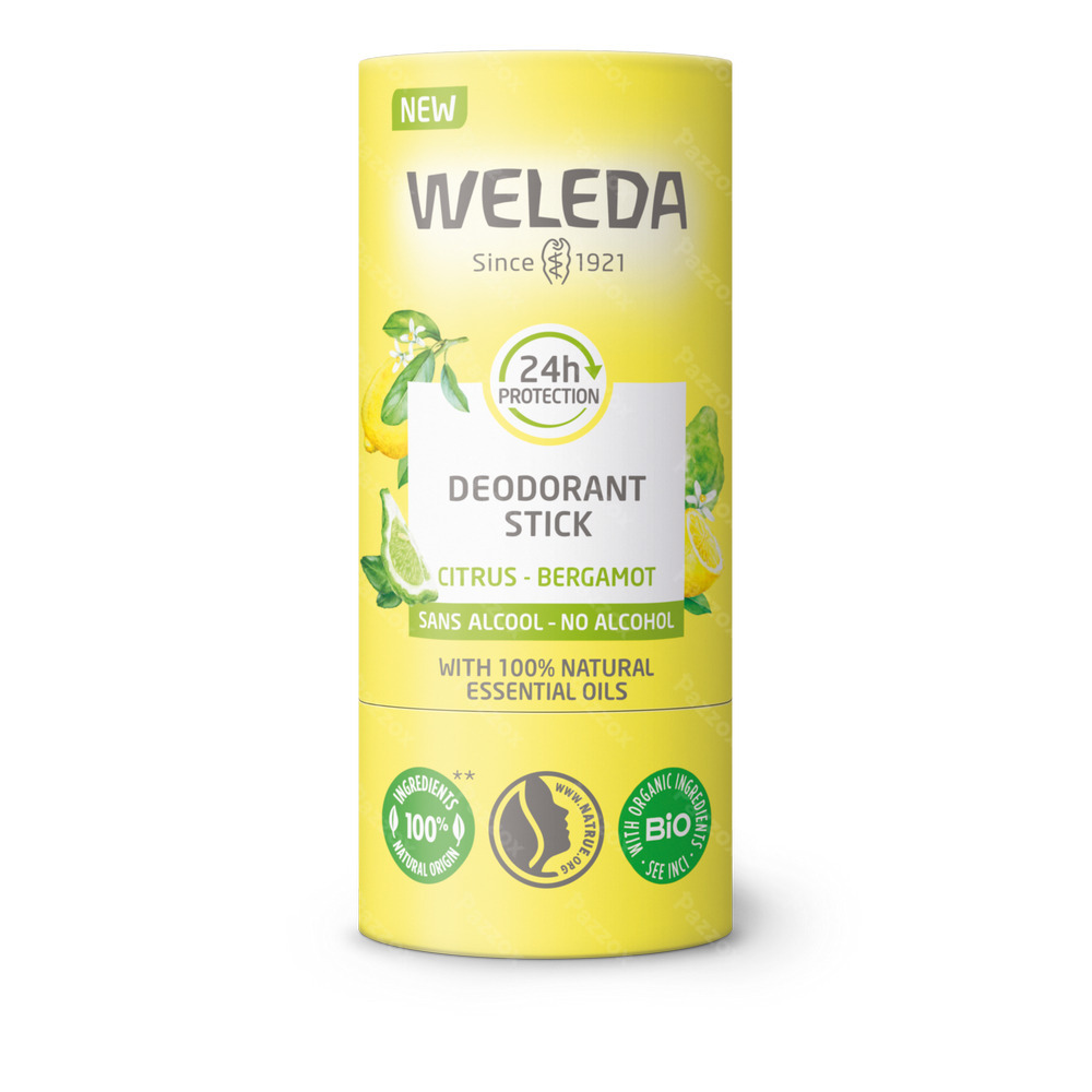 Weleda Citrus + Bergamot 24h Deodorant Stick 50g 